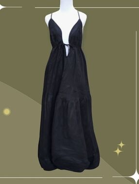 🍋✨ Reformation Odille Linen Maxi Dress Size L